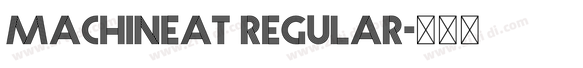 Machineat Regular字体转换 Machineat Regular字体转换